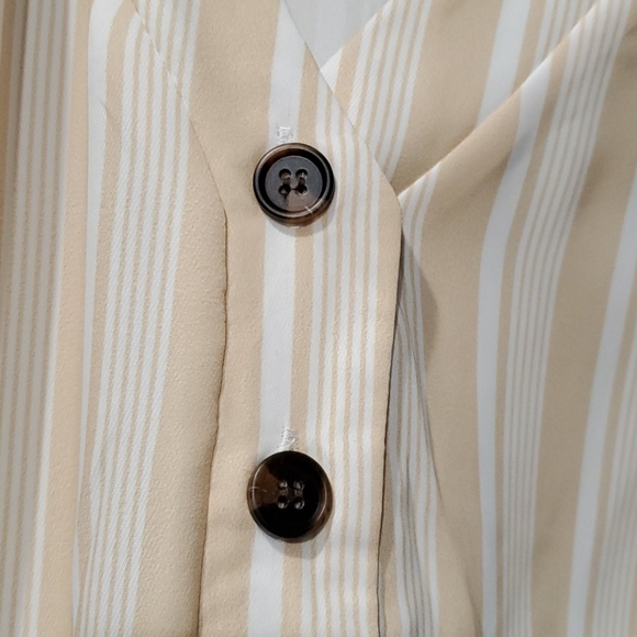 NWOT Button Down Striped Dress - Picture 6 of 6